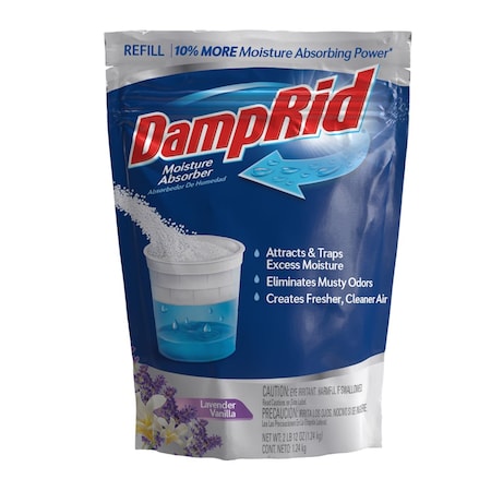 Damprid DampRid Moisture Absorber Refill Lavender Vanilla Scent 44 oz FG30LVSB